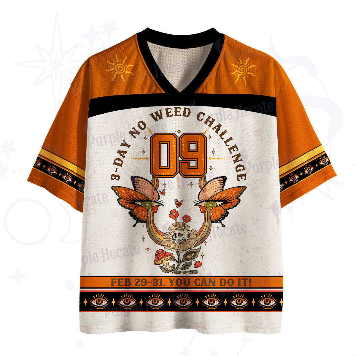 Purplehecate 3 Day No Weed Challenge Mesh Jersey