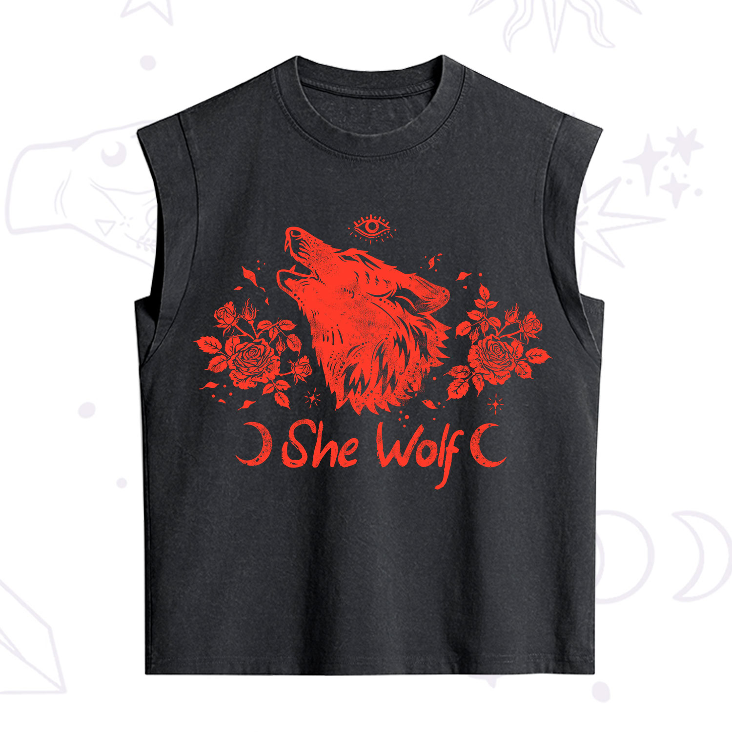 Purplehecate She Wolf Vintage Washed Tank