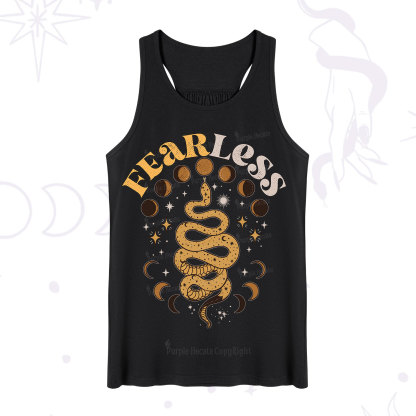 Purplehecate Fearless Serpent of the Moon Phases Tank