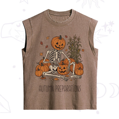 Purplehecate Witch Hat Pumpkin Vintage Washed Tank