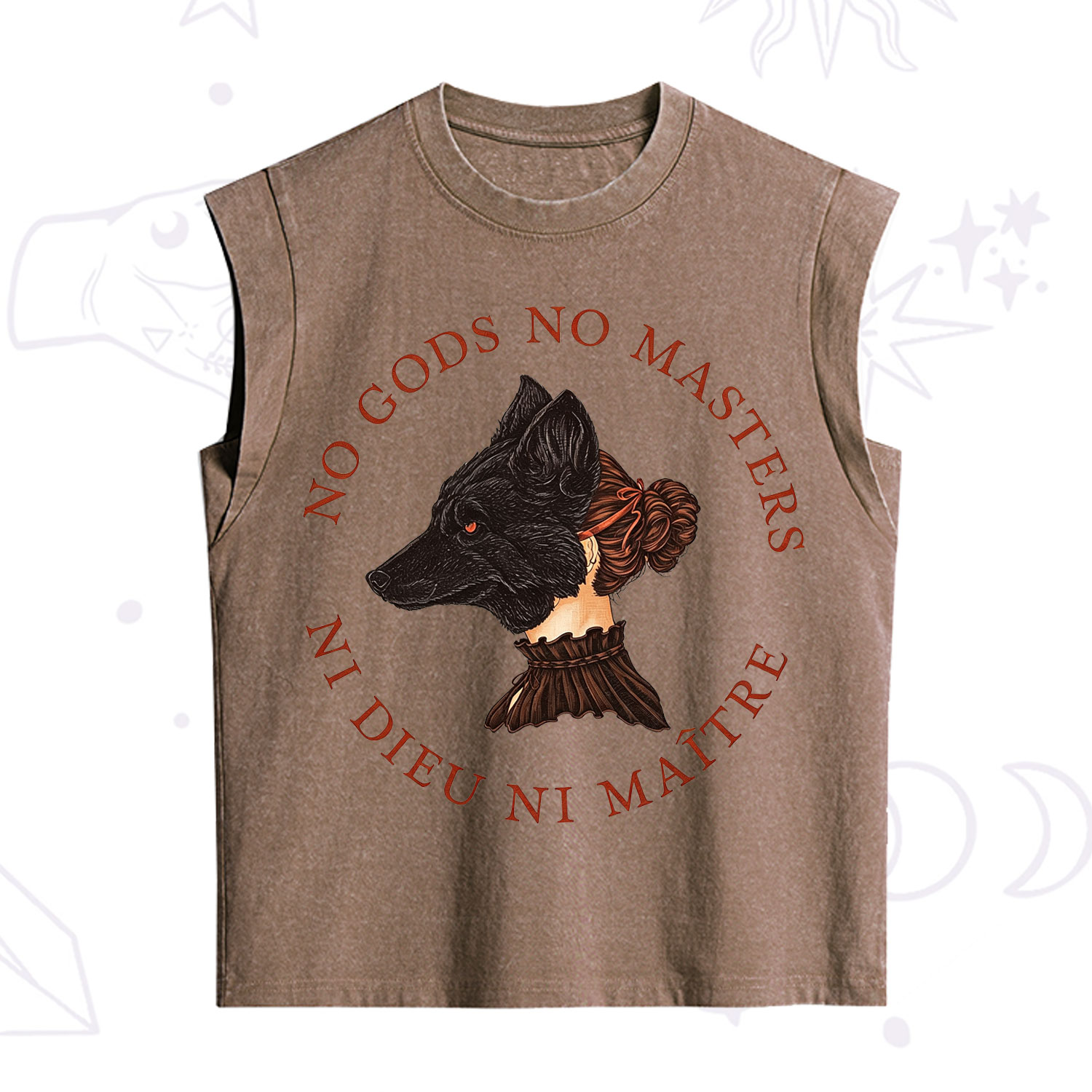 Purplehecate No Gods No Masters Vintage Washed Tank