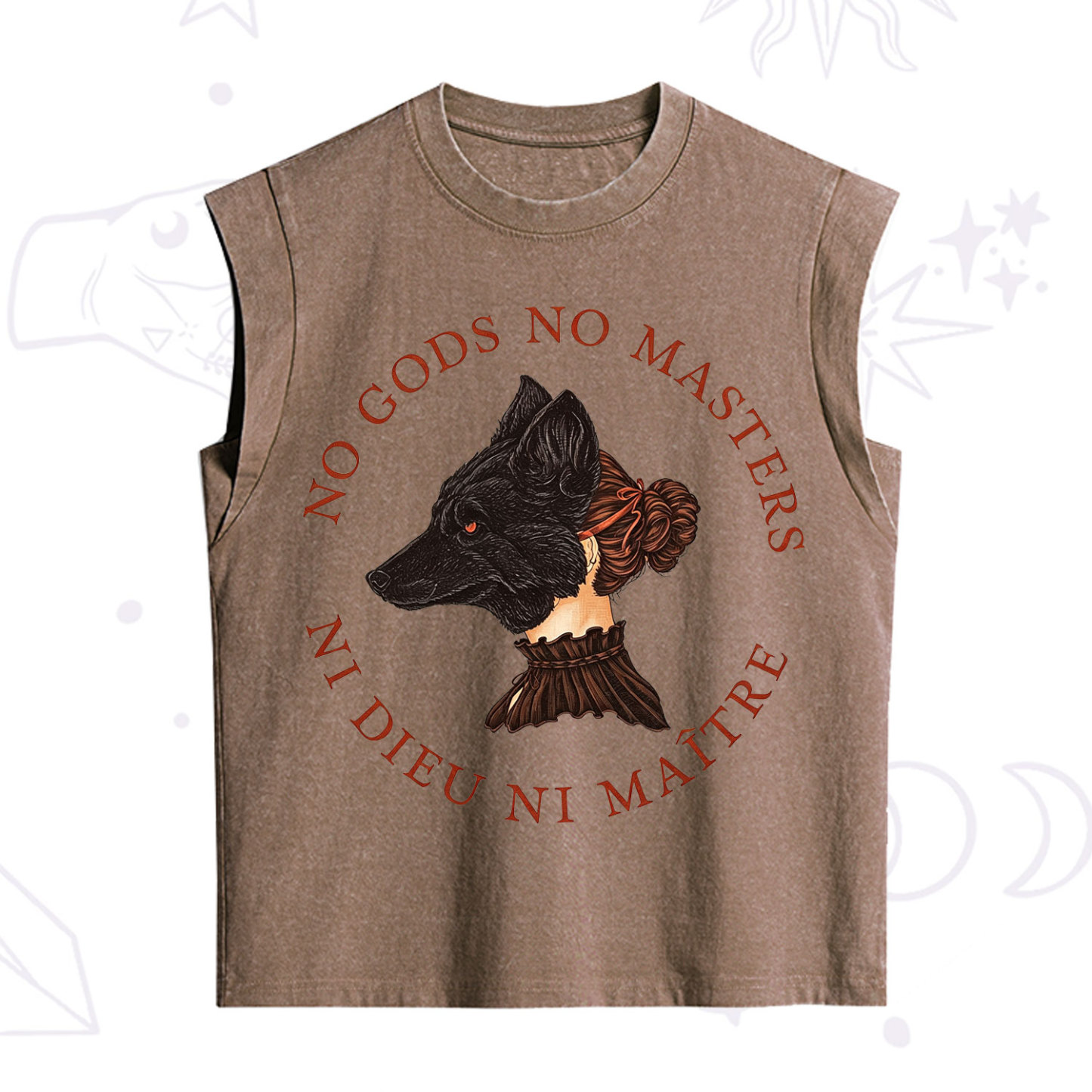 Purplehecate No Gods No Masters Vintage Washed Tank