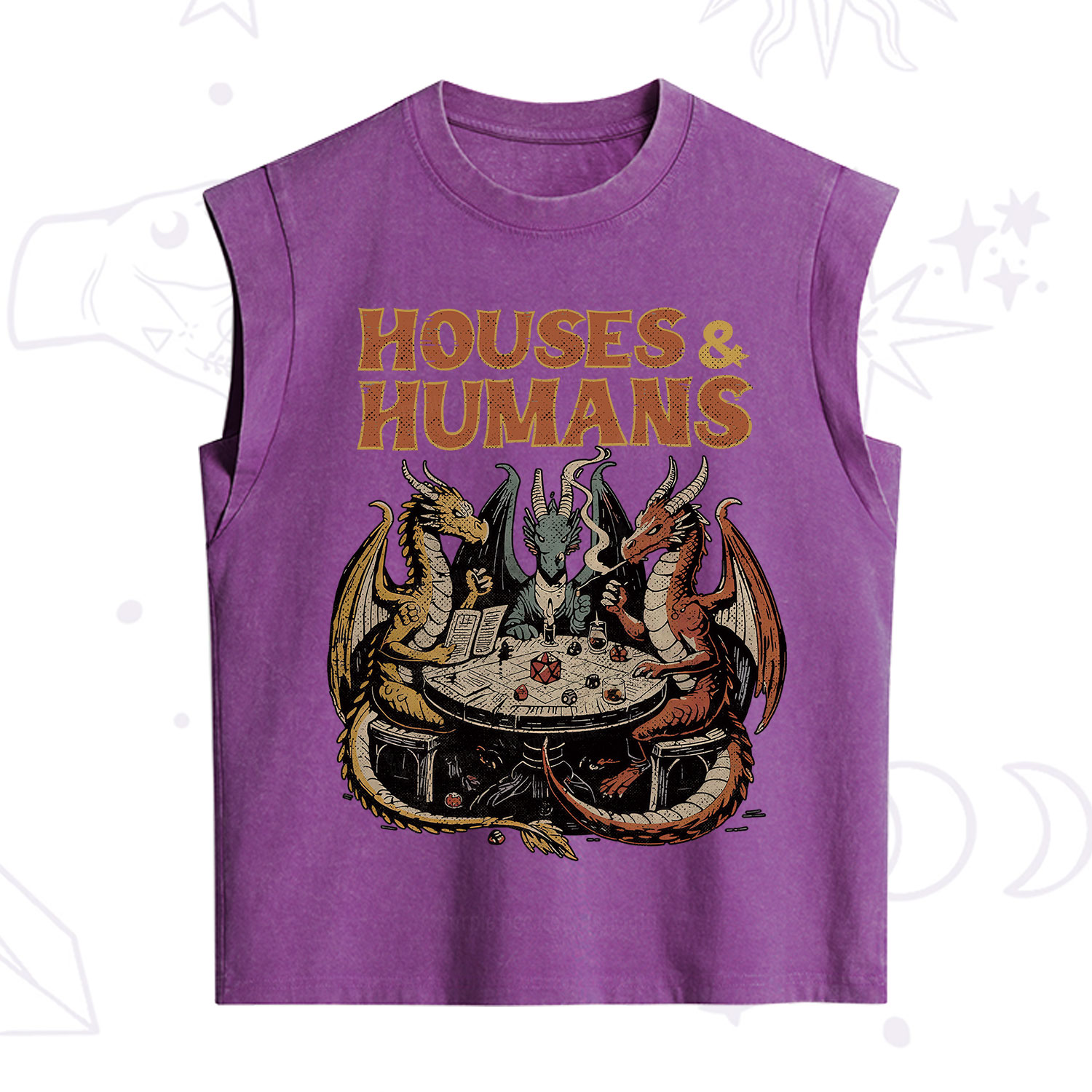 Purplehecate Houses And Humans Vintage Washed Tank