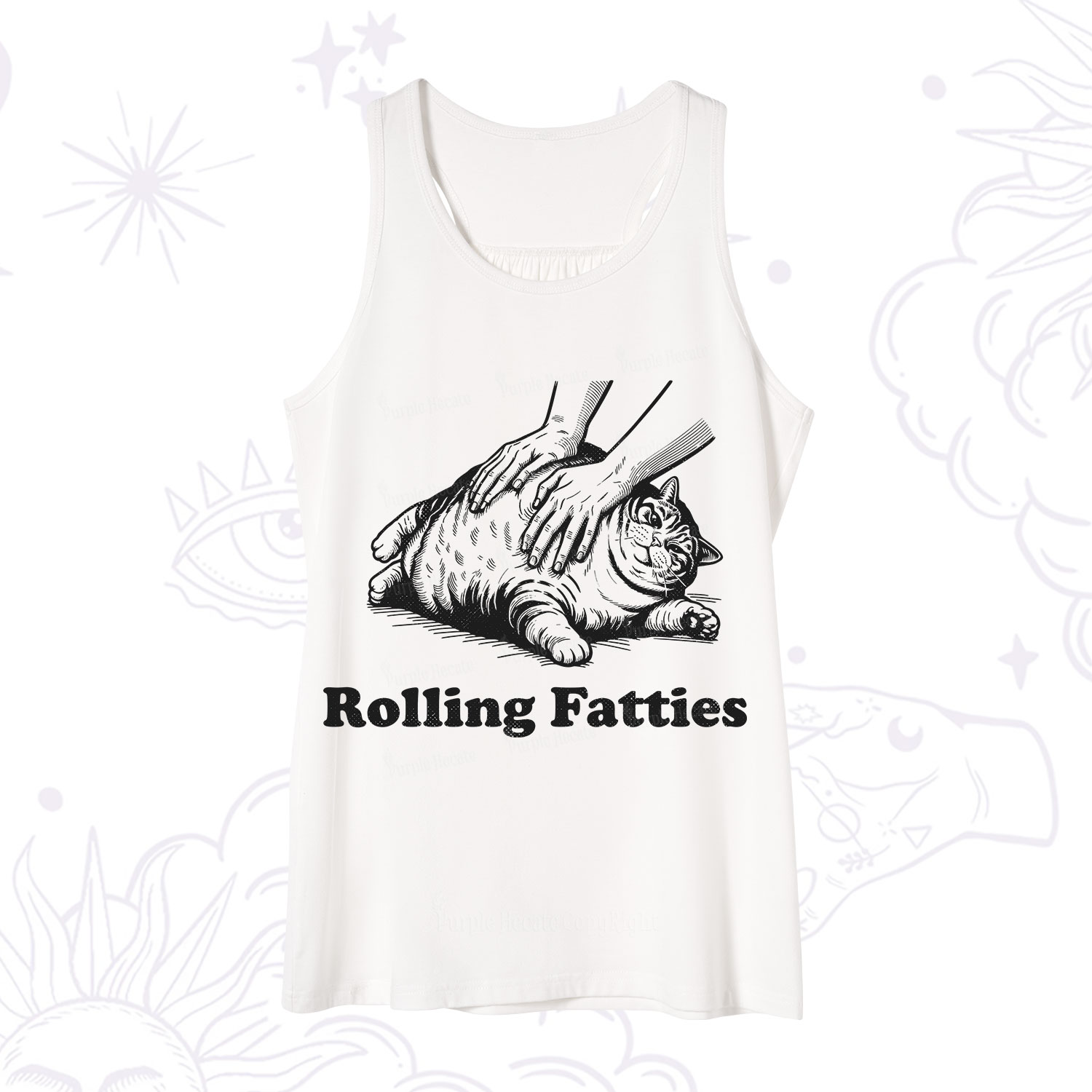 Purplehecate Rolling Fatties Cat Tank