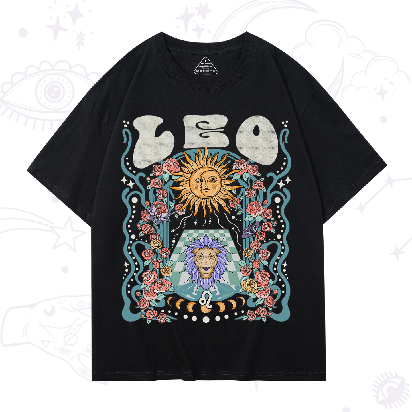 Magic Purplehecate Leo Spirit Zodiac T-Shirt