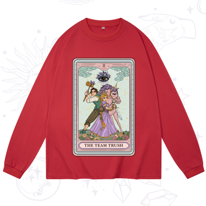 Purplehecate The Team Trush Tarot Card Long Sleeve T-Shirt