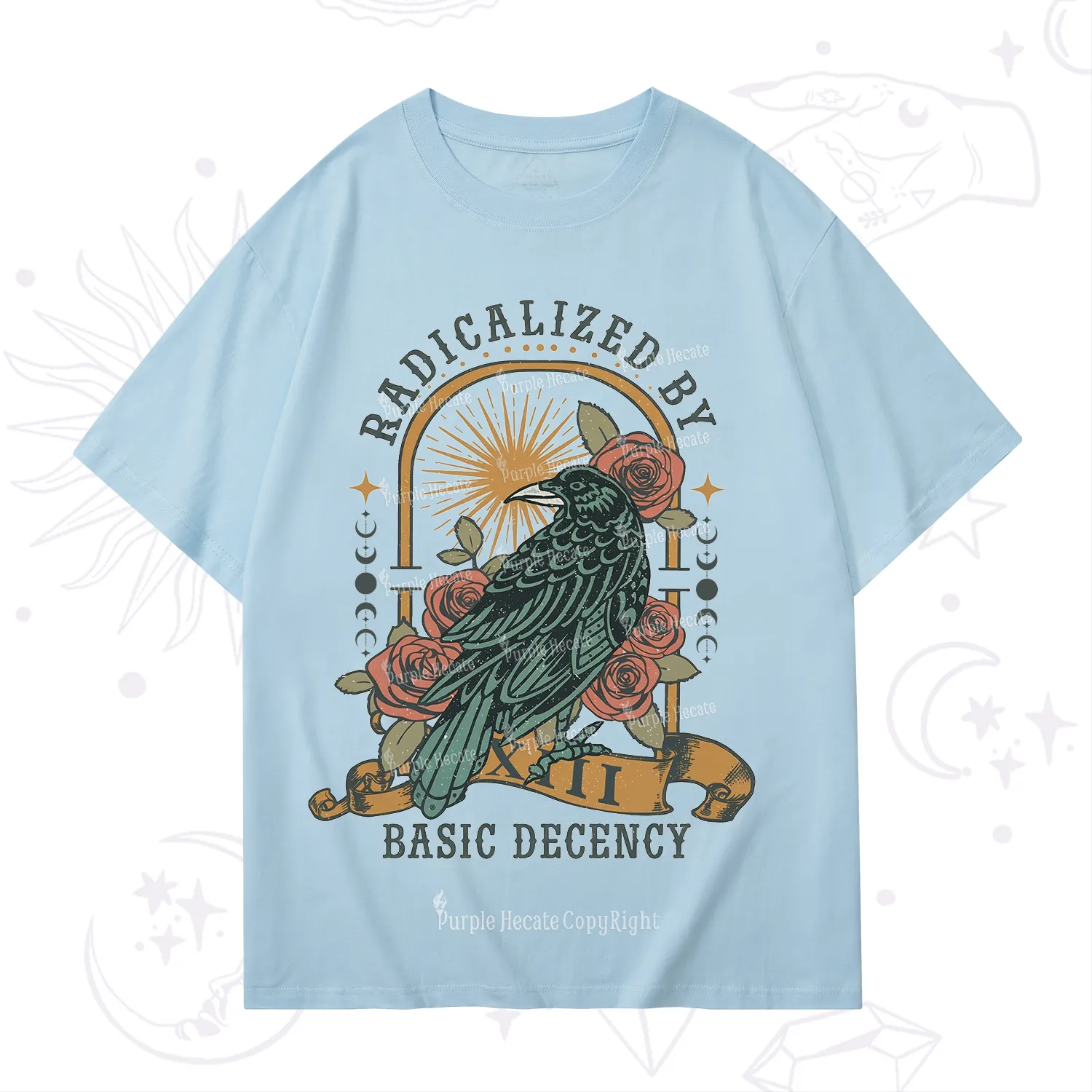 Purplehecate Radicalized By Basic Decency T-Shirt