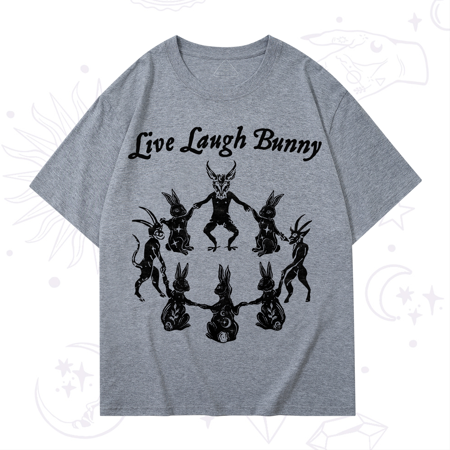 Purplehecate Live Laugh Bunny T-Shirt