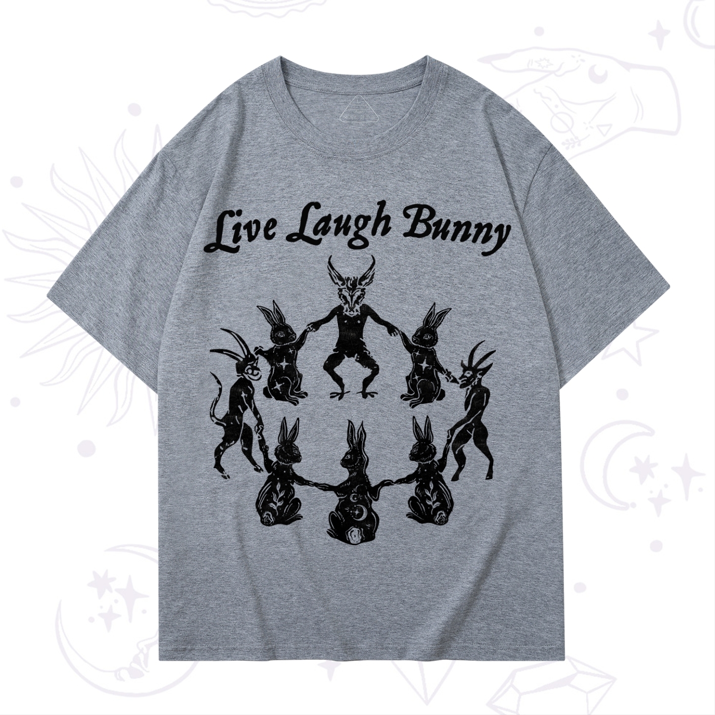 Purplehecate Live Laugh Bunny T-Shirt