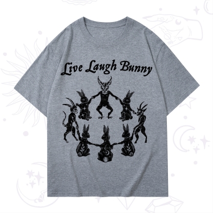 Purplehecate Live Laugh Bunny T-Shirt