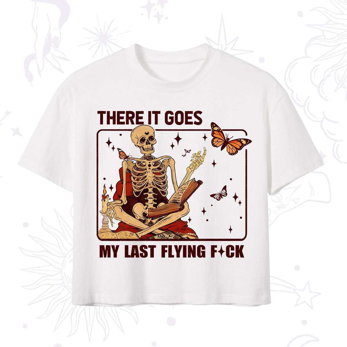 Purplehecate There It Goes My Last Flying F*ck Crop T-Shirt