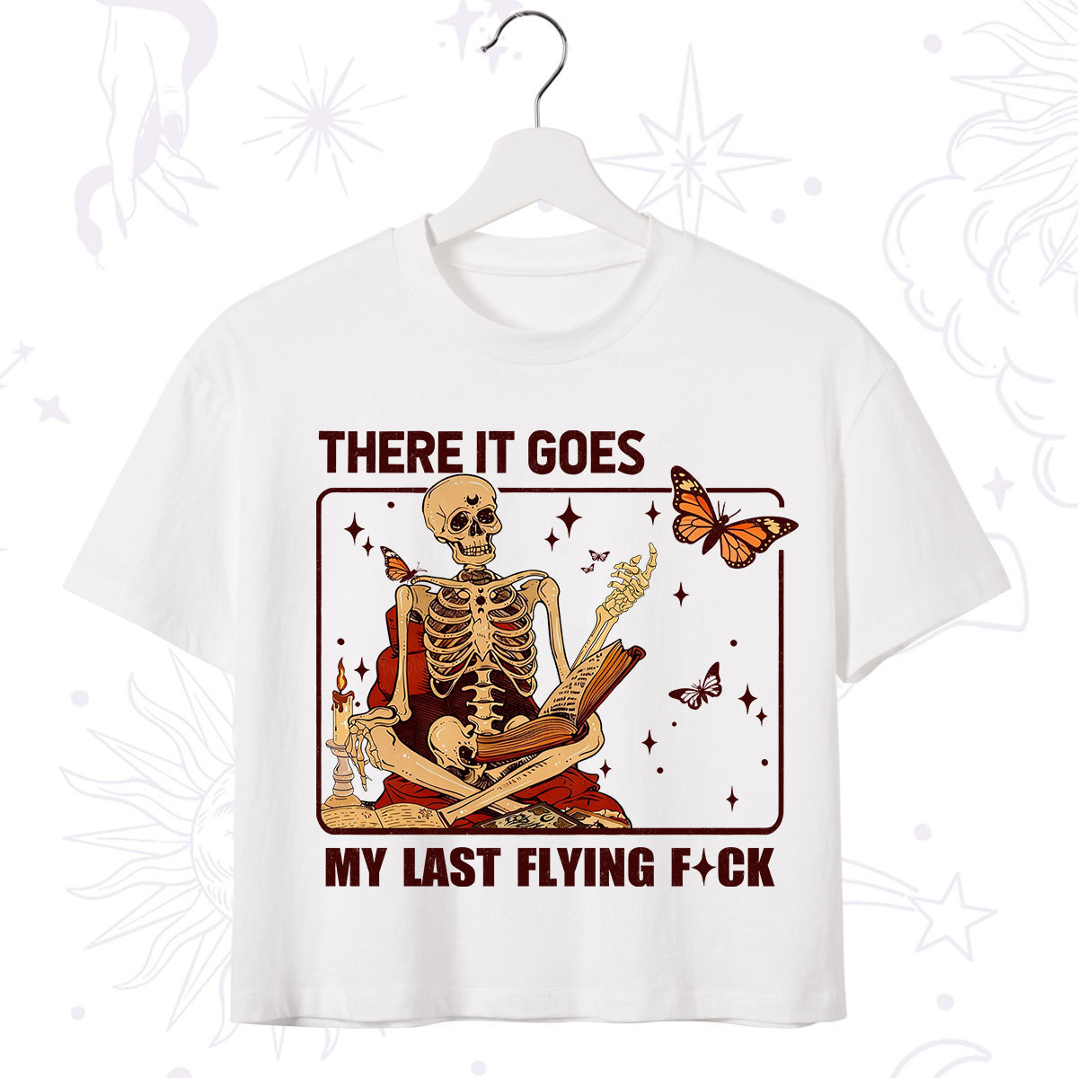 Purplehecate There It Goes My Last Flying F*ck Crop T-Shirt