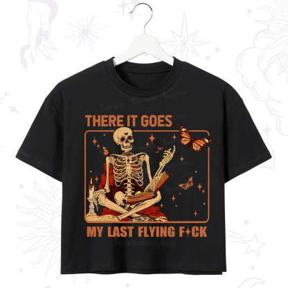 Purplehecate There It Goes My Last Flying F*ck Crop T-Shirt