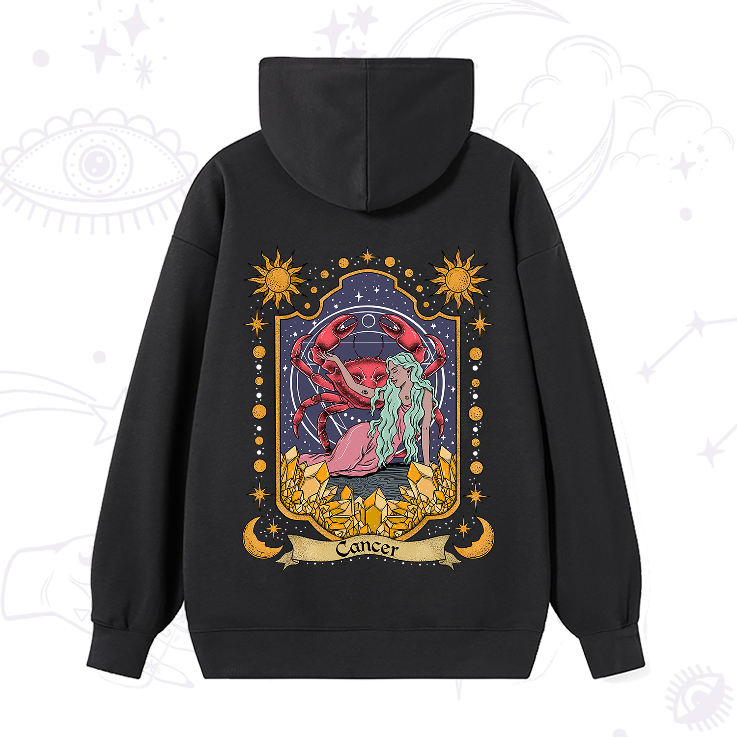 Purplehecate Cancer Zodiac Hoodie