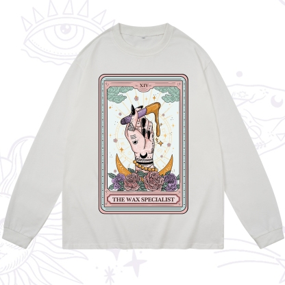 Purplehecate The Wax Specialist Tarot Card Long Sleeve T-Shirt