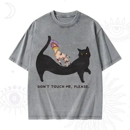 Purplehecate Don't Touch Me Washed T-Shirt