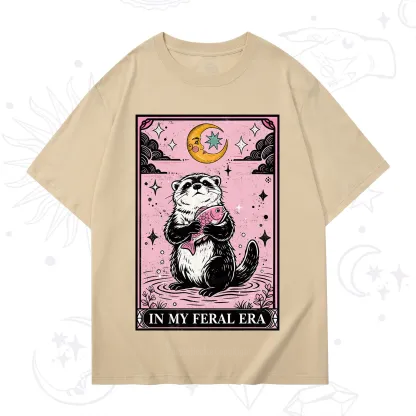 Purplehecate The In My Feral Era Tarot Otter T-Shirt
