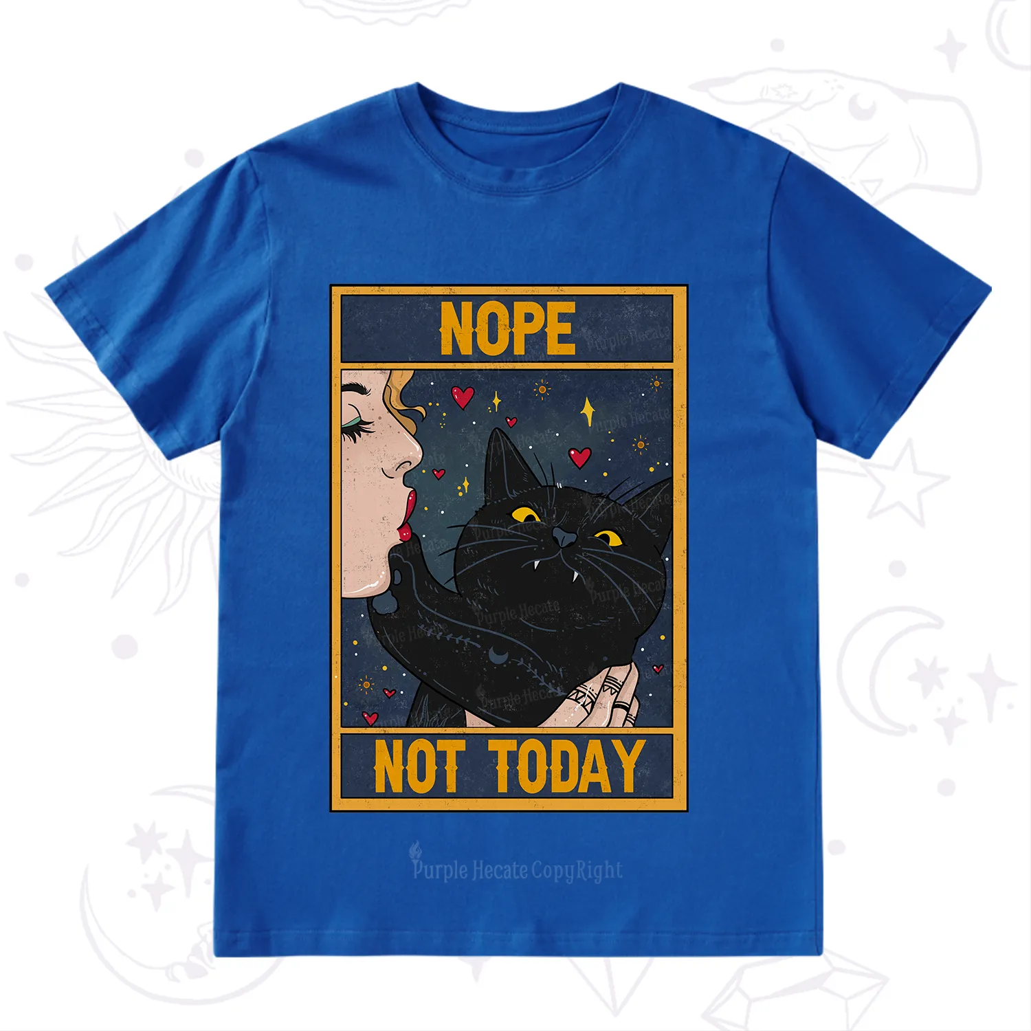 Purplehecate The Nope Not Today Tarot T-Shirt