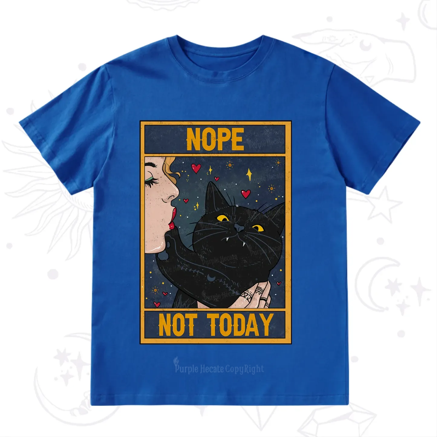 Purplehecate The Nope Not Today Tarot T-Shirt