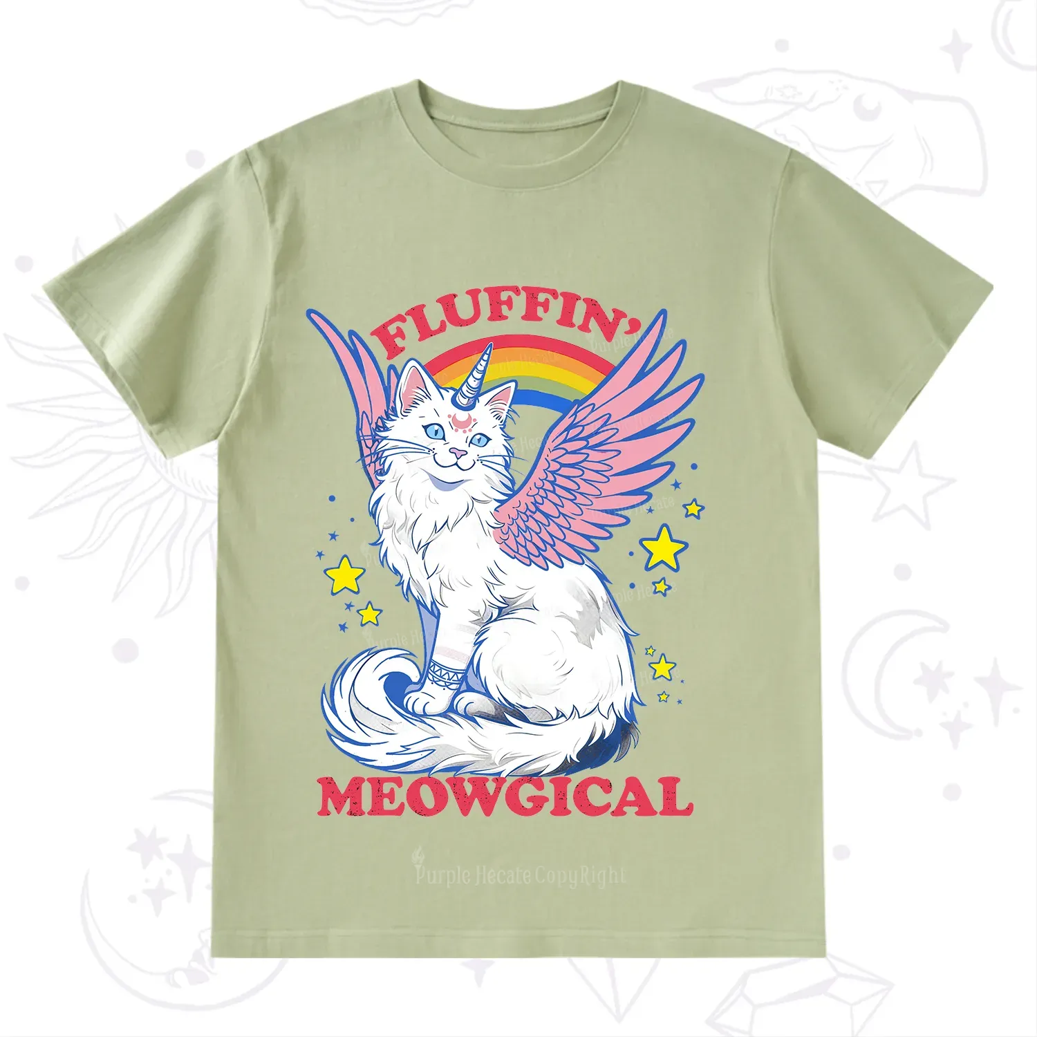 Purplehecate Fluffin Meowgical T-Shirt