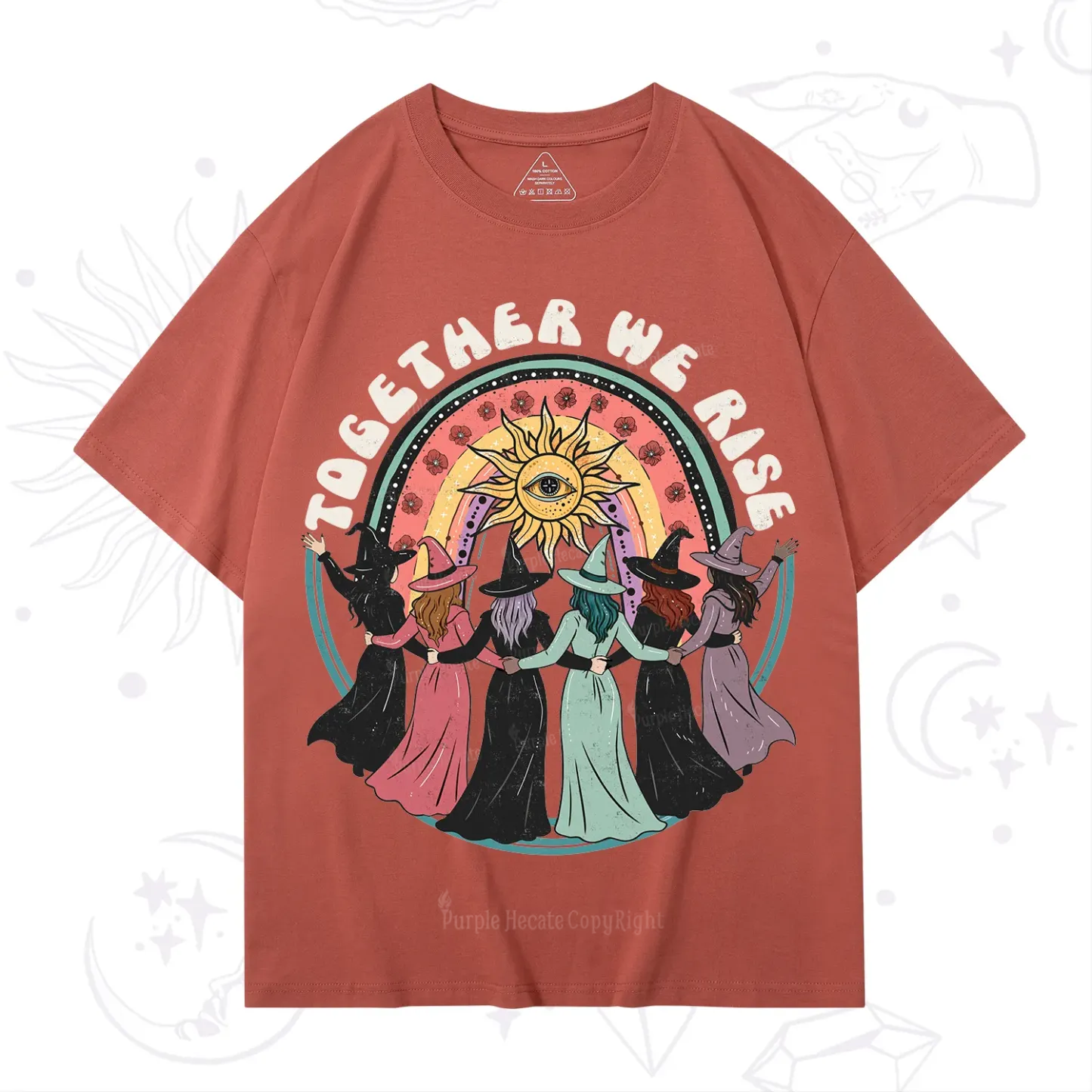 Purplehecate Together We Rise T-Shirt