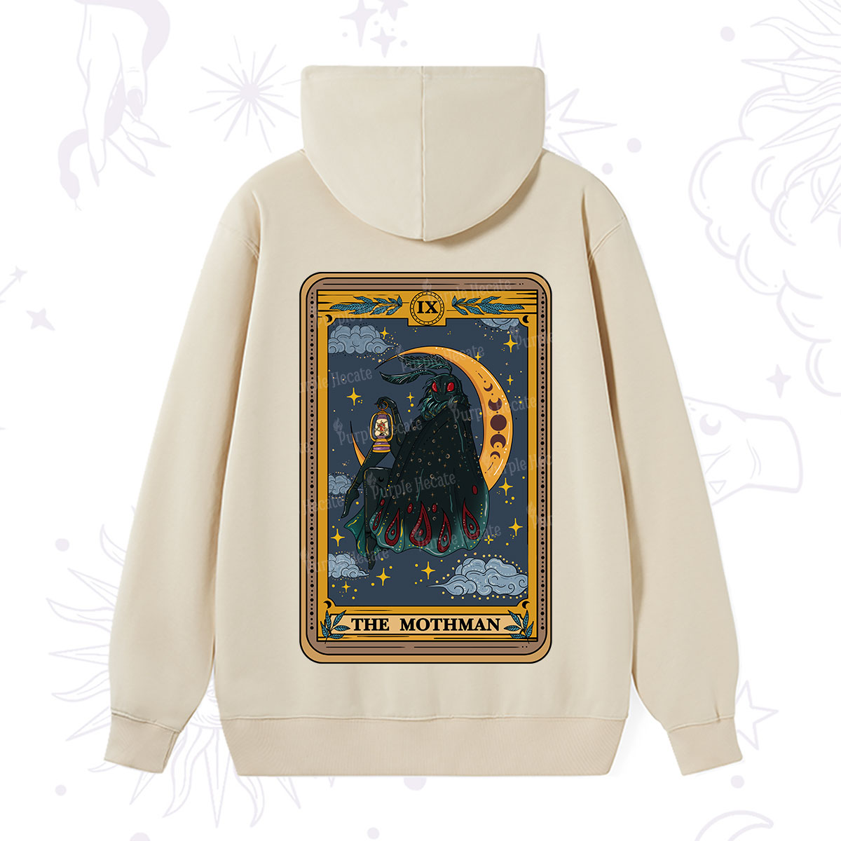 Purplehecate The Mothmen Tarot Hoodie