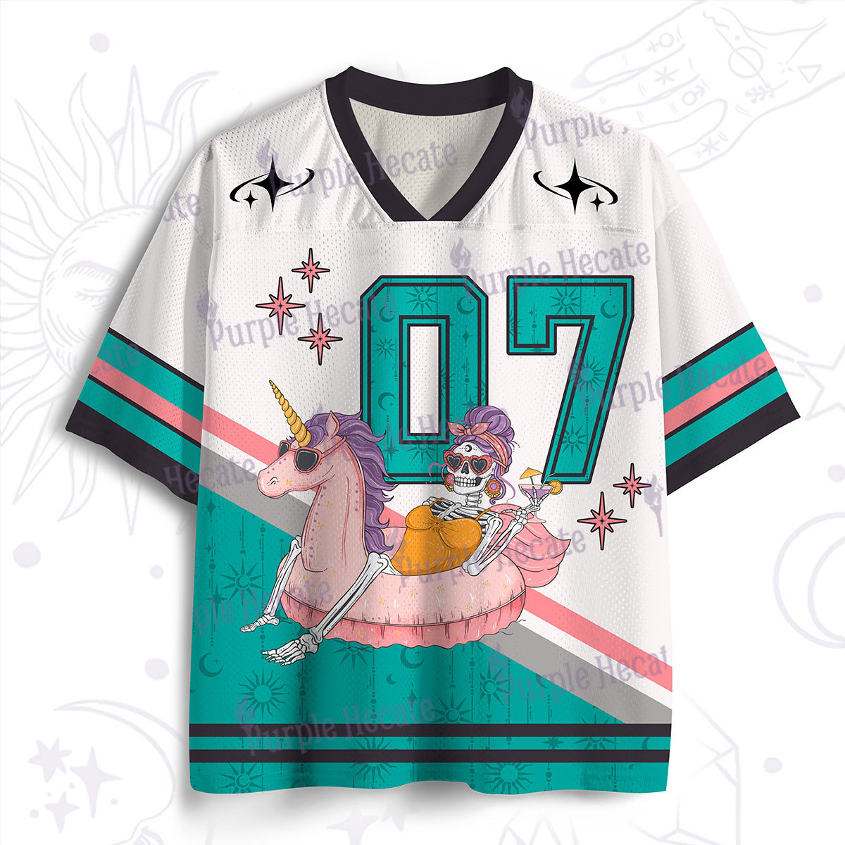 Purplehecate The Audacity Skeleton Mesh Jersey