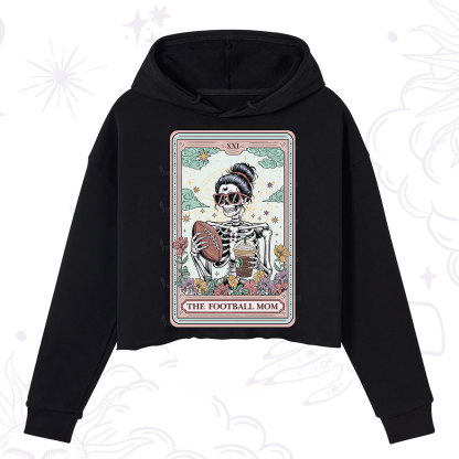 Purplehecate The Football Mom Tarot Crop Hoodie