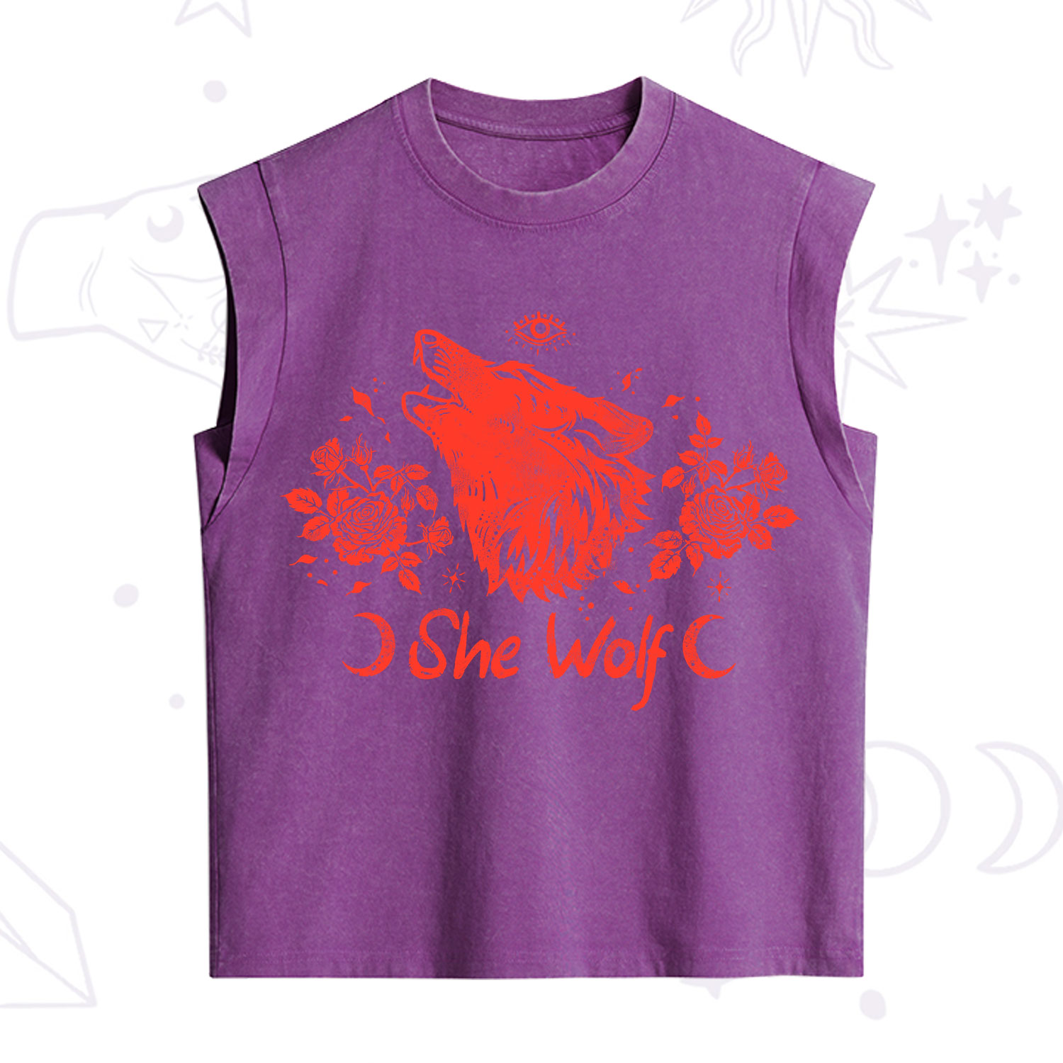 Purplehecate She Wolf Vintage Washed Tank