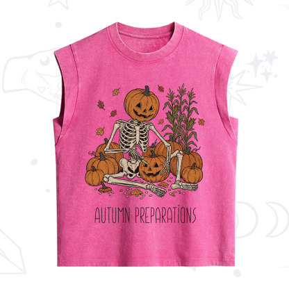 Purplehecate Witch Hat Pumpkin Vintage Washed Tank