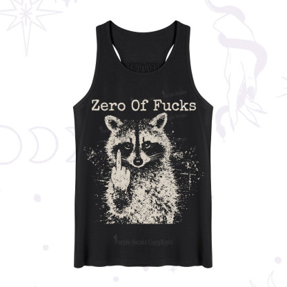 Purplehecate Zero Of Fucks Raccoon Tank
