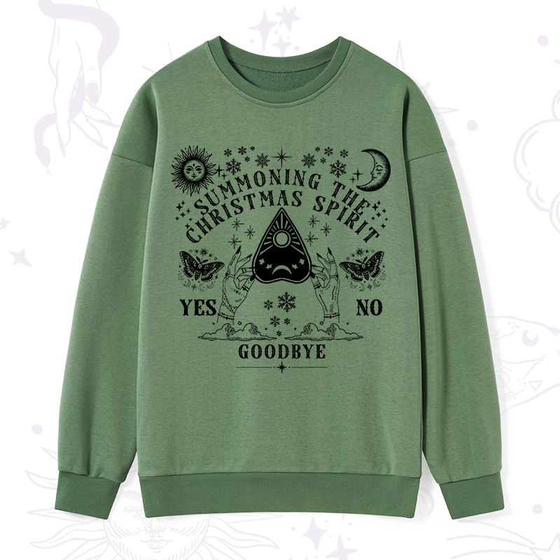 Purplehecate Christmas Mystical Talking Board Sweatshirt