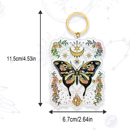 Purplehecate I Am Opening Keychain