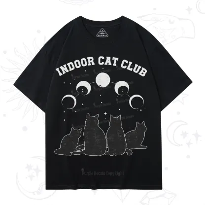 Purplehecate Indoor Cat Club T-Shirt