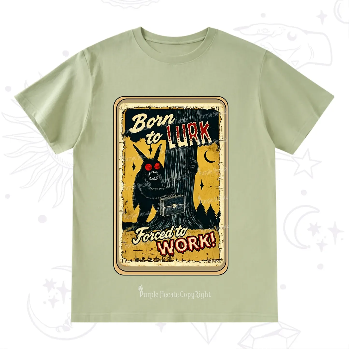 Purplehecate Cryptid Mothman Horror T-Shirt