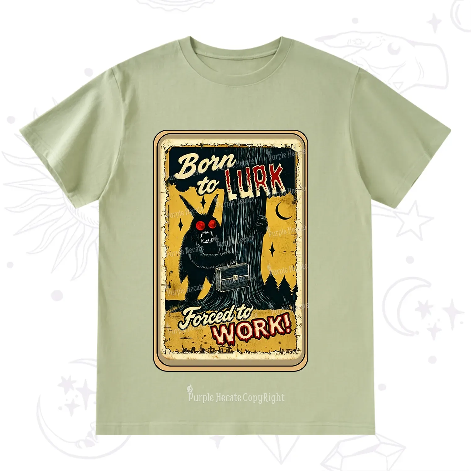 Purplehecate Cryptid Mothman Horror T-Shirt