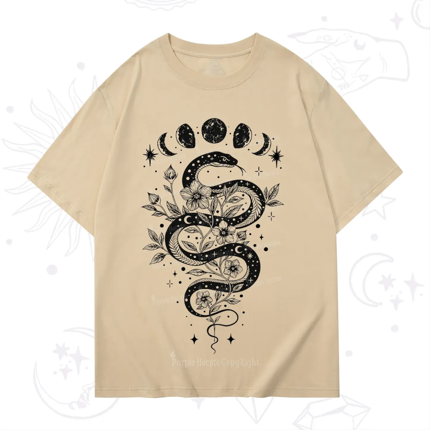 Purplehecate Serpent Spell T-Shirt