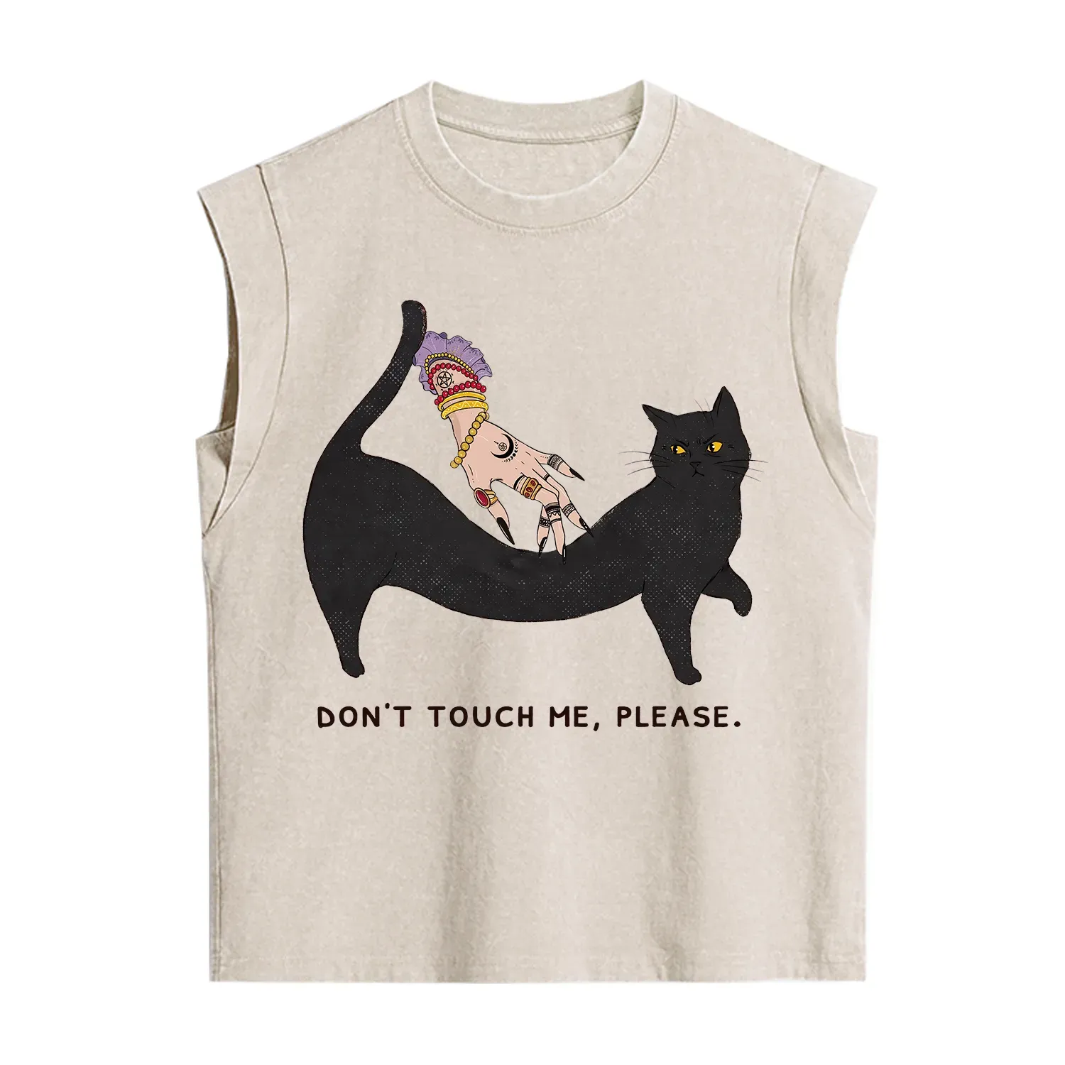 Purplehecate Don't Touch Me Vintage Washed Tank