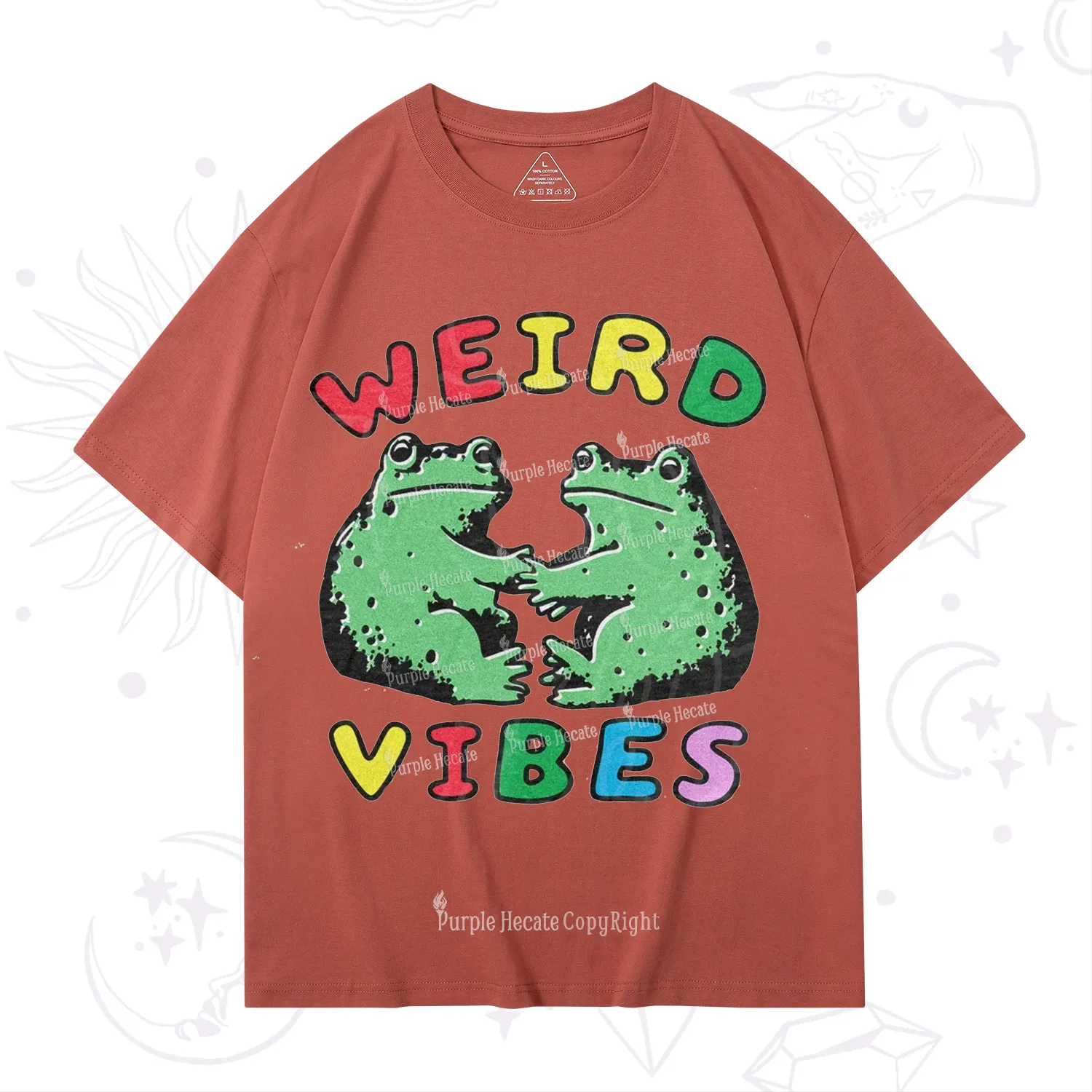 Purplehecate Weird Frog Vibes T-Shirt