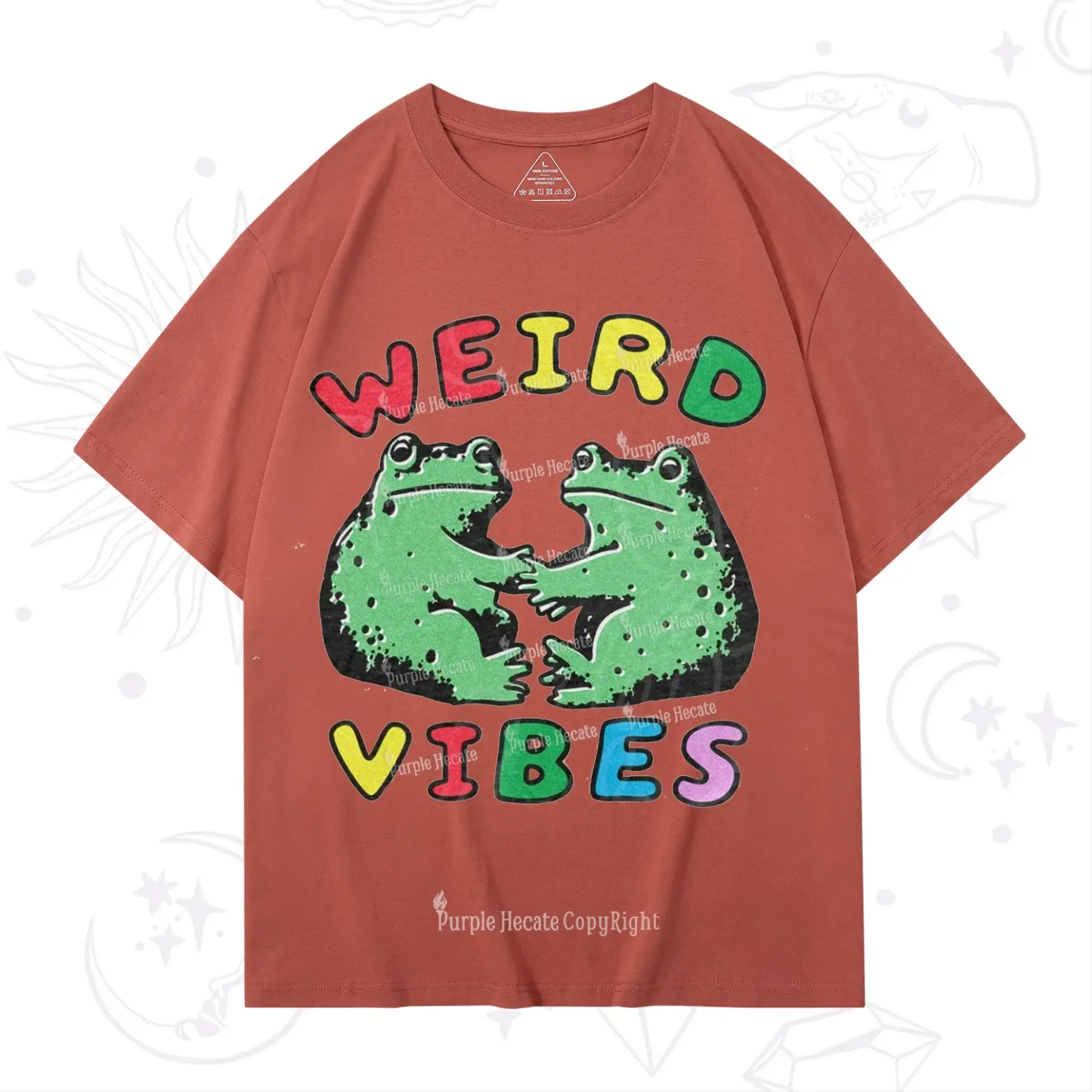 Purplehecate Weird Frog Vibes T-Shirt