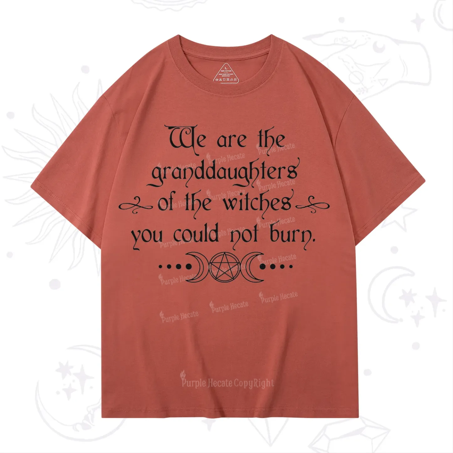 Purplehecate They Didn't Burn Witches They Burned Women T-Shirt