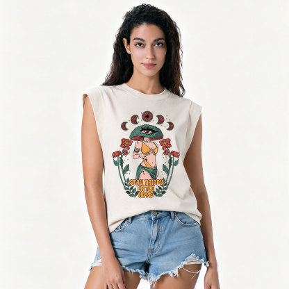 Purplehecate Stay Trippy Little Hippie Vintage Washed Tank