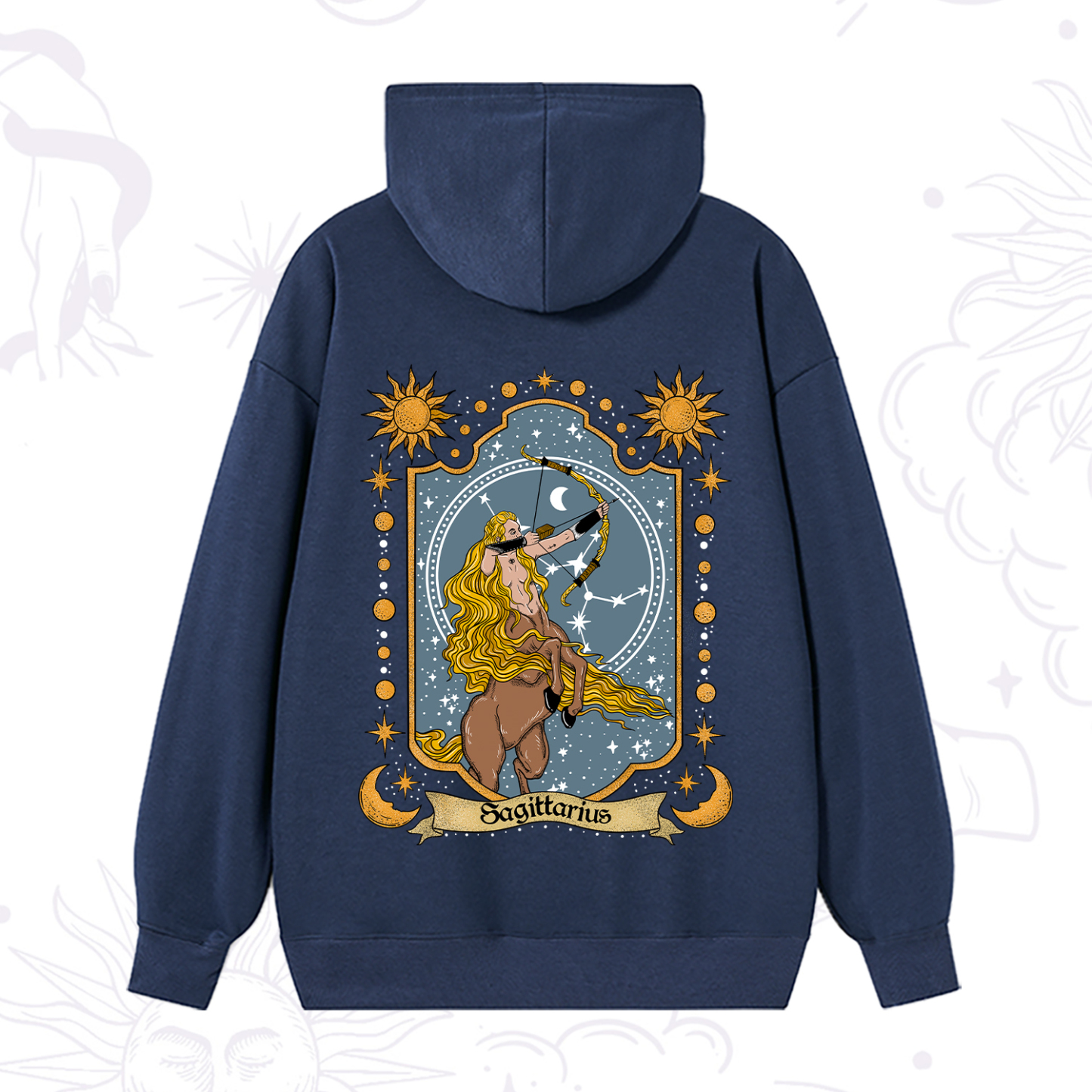 Purplehecate Sagittarius Zodiac Hoodie