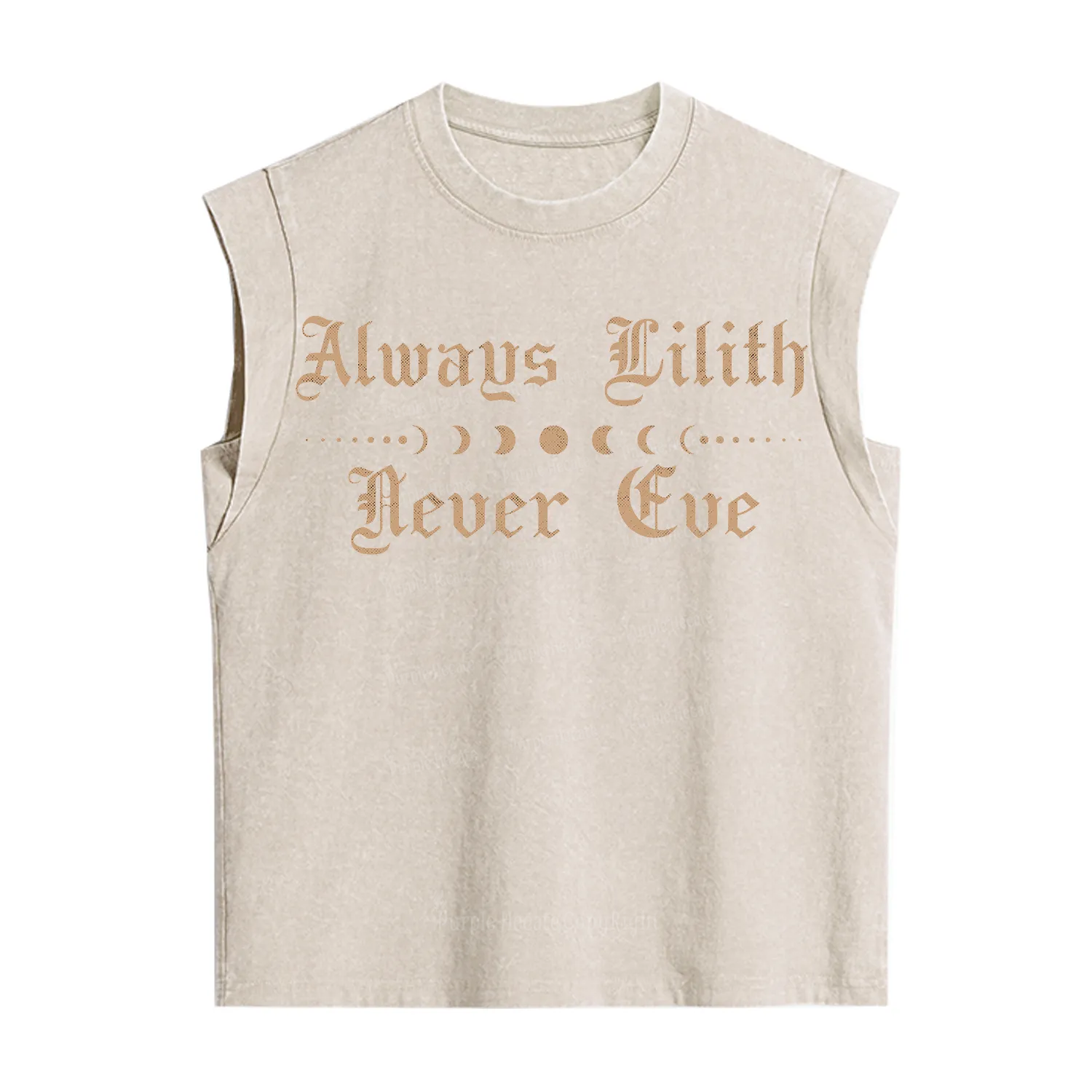 Purplehecate Always Lilith Never Eve Vintage Washed Tank
