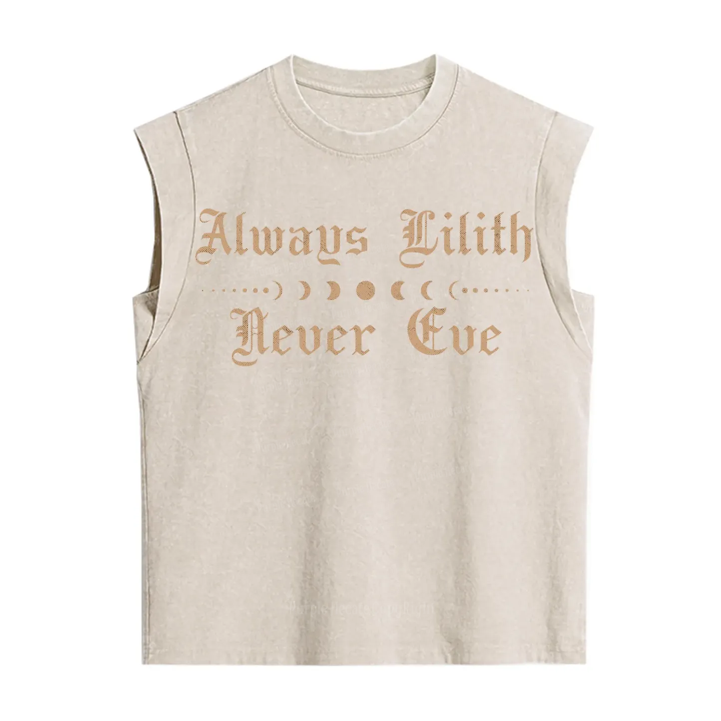 Purplehecate Always Lilith Never Eve Vintage Washed Tank