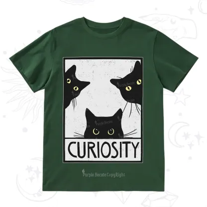 Purplehecate Curiosity Cat T-Shirt