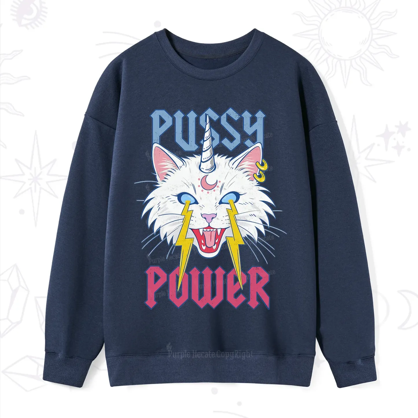 Purplehecate Pussy Power Sweatshirt