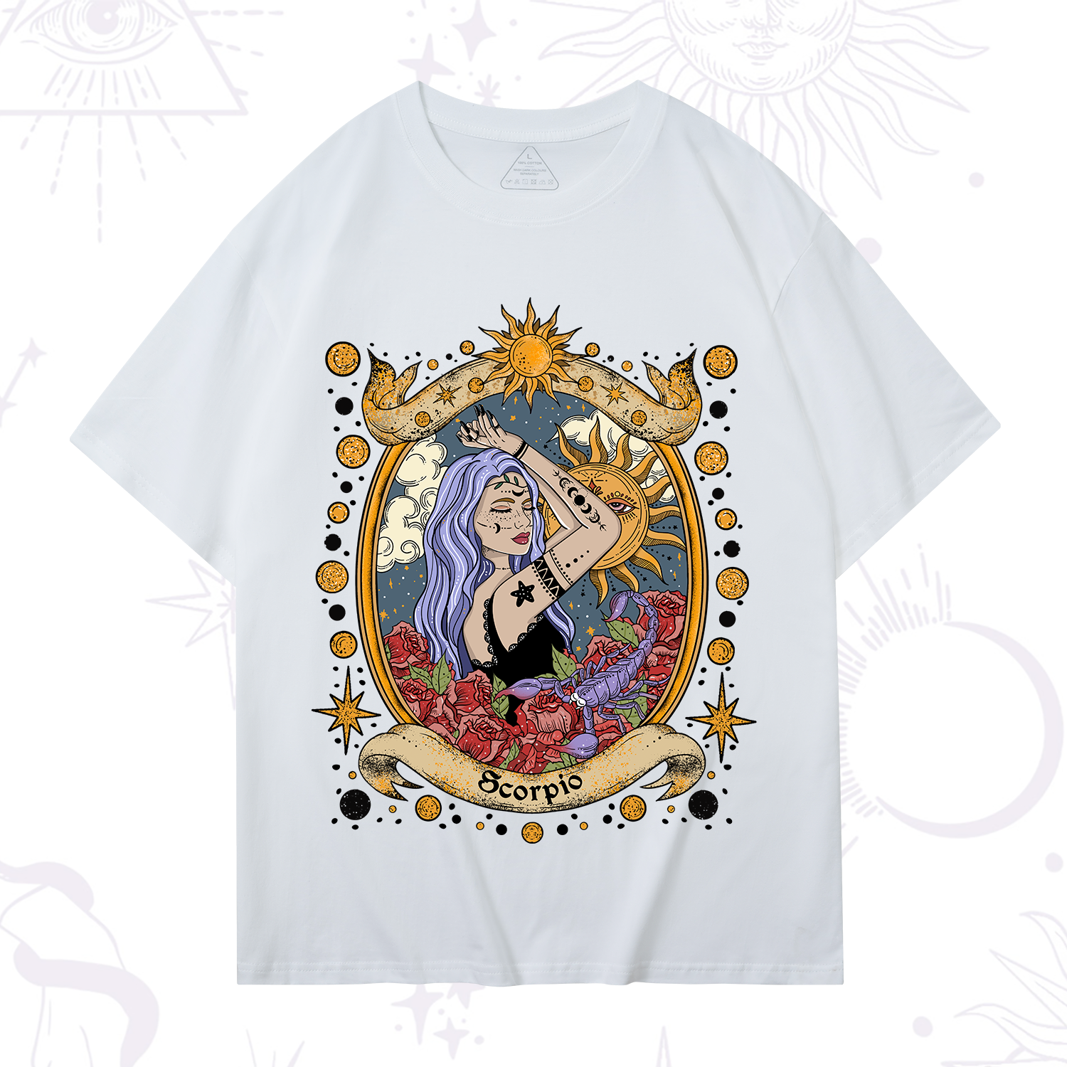 Purplehecate Scorpio Radiance Zodiac T-Shirt