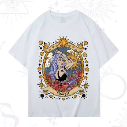 Purplehecate Scorpio Radiance Zodiac T-Shirt