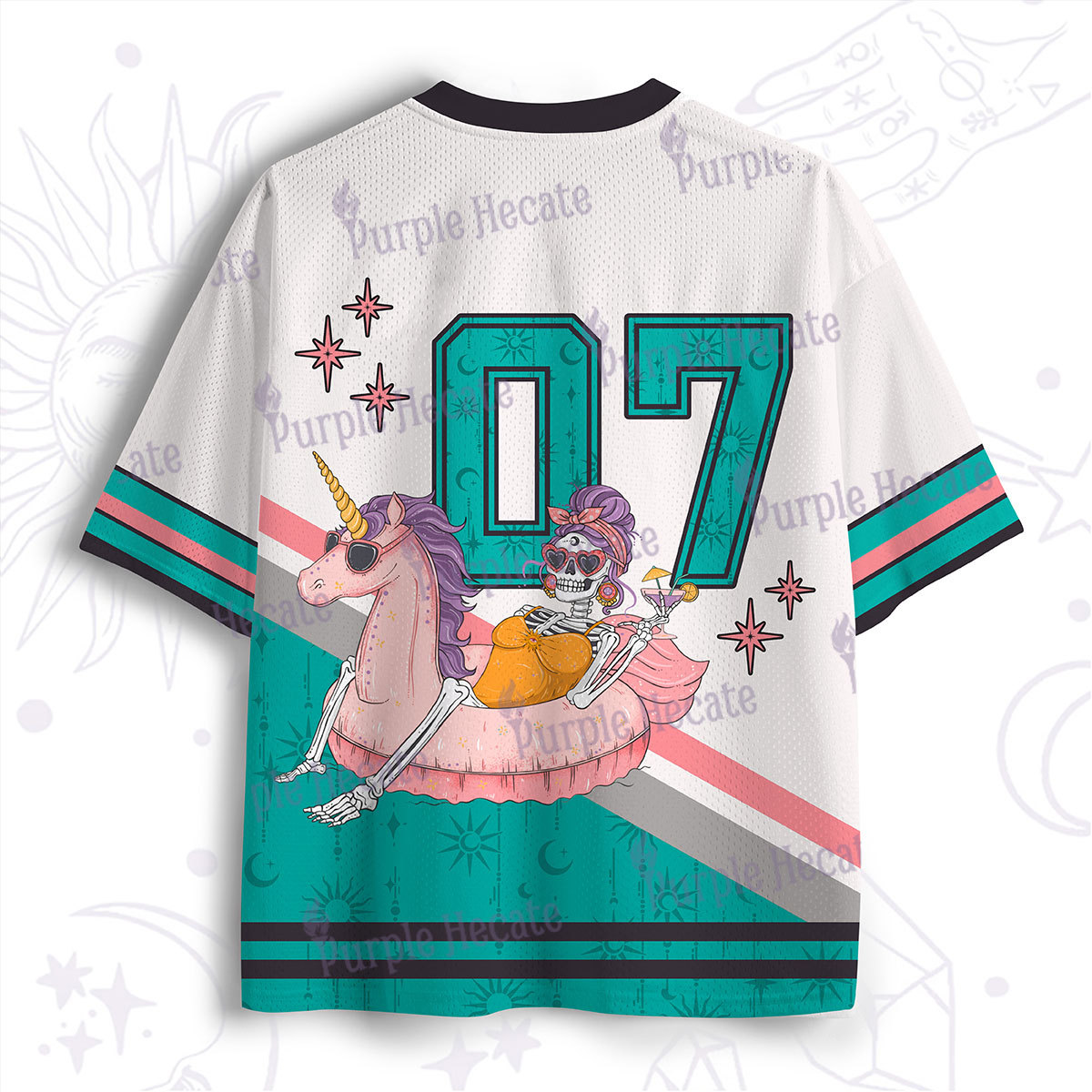 Purplehecate The Audacity Skeleton Mesh Jersey